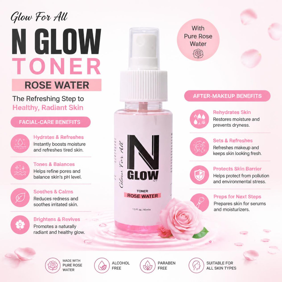 Natural Rose Water Toner