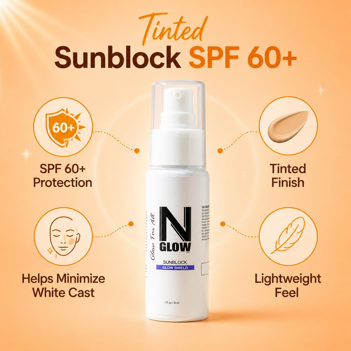 Tinted Sunblock SPF 60+